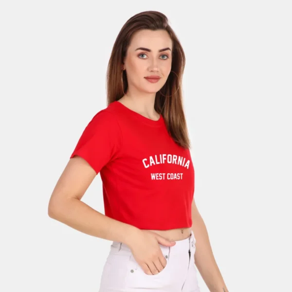 Red Crop Top